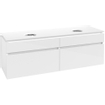 Villeroy & Boch Legato meuble sous-lavabo - 160x55cm - 4 tiroirs Blanc brillant SW479599