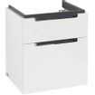 Villeroy & Boch Subway 2.0 meuble sous-lavabo - 53,7x59cm - 2 tiroirs Glossy white SW479997