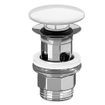 Villeroy & Boch Accessoires Bonde push-open - 100 x 135 x 69,5 mm - Graphite CeramicPlus SW972001