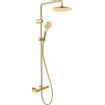 Duravit Shower system douchesysteem 303x573x1124mm goud gepolijst SW1000357