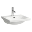 Laufen Lua Lavabo 50x46x20.7cm 0 trous de robinet dessous meulé avec traitement anticalcaire Céramique blanc SW786274