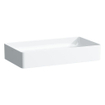 Laufen Living Square vasque à poser 60x34x10cm sans trou de robinetterie sans trop-plein SaphirKeramik blanc GA78113