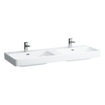 Laufen Pro S lavabo-plan double 46x130x17.5cm 1 trou de robinet céramique blanc 0083327