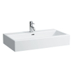 Laufen Living City lavabo 80x46x15,5cm sans trou de robinet avec trop-plein céramique blanc 0081277