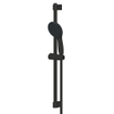 GROHE Tempesta 110 Ensemble de douche - 60cm - douchette ronde - 2 types de jet - flexible de douche lisse - noir mat SW1108762