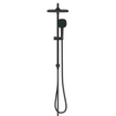 Grohe Tempesta 250 Cube Douche pluie - 73.6cm - pomme de douche 25cm - douchette carrée - 3 jets - avec inverseur - noir mat SW1077313