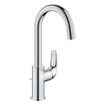 GROHE Euroeco Wastafelmengkraan - l-size - met trekwaste - chroom SW1077296