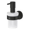 GROHE Essentials Distributeur de savon - 160 ml - avec support - noir mat SW1077385