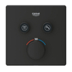 GROHE Grohtherm Smartcontrol Mengkraan - afdekset - thermostaat - met omstel - phantom black SW1077378