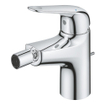 GROHE Euroeco Bidetmengkraan - eengreeps - met trekwaste - chroom SW1077391