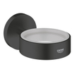 GROHE Essentials Support mural - pour distributeur de savon/bol à savon/verre - noir mat SW1108768