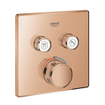 Grohe Grohtherm Smartcontrol Mitigeur baignoire - thermostatique - avec inverseur - Warm sunset brillant (cuivre) SW1077354