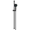 GROHE Tempesta 110 Ensemble barre de douche - 90cm - douchette ronde - 2 types de jets - flexible de douche lisse - noir mat SW1077242