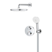 GROHE Grohtherm Perfect Tempesta Doucheset - inbouw thermostaat - hoofddoucheset - 25cm - chroom SW1077322