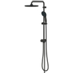 Grohe Tempesta system 250 Douche pluie 73.6cm - pommeau 25cm - rond - douchette 3 jets - avec inverseur - Noir mat SW1077232