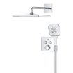 Grohe Grohtherm Smartcontrol Perfect Douche pluie - encastrable - pomme de douche 31cm - chrome SW1077591