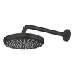 GROHE Tempesta 210 Pomme de douche - 21cm - 1 jet - bras mural 28.6cm - noir mat SW1077257
