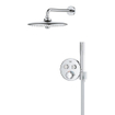 GROHE Grohtherm Smartcontol Perfect Euphoria Doucheset - inbouw thermostaat - hoofdoucheset - 26cm - chroom SW1077341