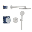 Grohe Grohtherm Smartcontrol Perfect Douche pluie - complète - Supersteel SW1077463