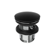 Arcqua Arcqua Bonde clic-clac - adaptée pour baignoire - 1 1/2 - trop-plein - noir mat SW395885