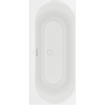 Villeroy & Boch Loop baignoire duo - 180x80cm - rectangulaire/baignoire intérieure ovale - acrylique Stone White mat SW693632