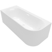 Villeroy & Boch Loop & friends baignoire îlot - 180x80cm - angle gauche - Acrylique Stone White mat SW762320