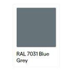 Vasco Oni radiator el. 500x1800mm 1000W blue grey RAL 7031 SW971739