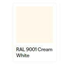Vasco E-PANEL Radiateur Électrique Design 60x200 cm - 1750 Watts - Acier Cream White SW481495