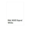 Vasco E-PANEL elektrische Design radiator 50x180cm 1250watt Staal Signal White SW481719