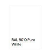 Vasco e-panel radiateur électrique design 60x60cm 750watt acier blanc SW481582