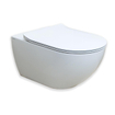 Royal Plaza Belbo WC suspendu - 55cm - cycloneflush - sans bride - avec abattant - Blanc SW1182455