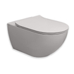 Royal Plaza Belbo WC suspendu - 55cm - cycloneflush - sans bride - avec abattant - Ciment SW1182459