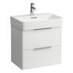 Laufen Base for Val meuble sous lavabo avec 2 tiroirs 58 5x39x53cm pour lavabo H810283 blanc brillant SW157459