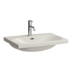 Laufen lua lavabo 65x46x20.7cm 1 trou pour robinet sans anti-calcaire céramique pergamon SW786218