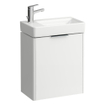 Laufen Pro S lave-mains 48x28x15cm 1 trou de robinet asymétrique à gauche céramique blanc 0084479