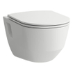 Laufen Pro cuvette suspendue 53x36x35cm abattant profond sans bride avec trous de fixation sur le côté céramique blanc 0192332