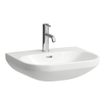 Laufen lua lavabo 55x46x20.7cm 1 trou pour robinet avec céramique anti-calcaire blanc SW786237