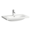 Laufen lua lavabo 80x46x18cm 1 trou pour robinet avec céramique anti-calcaire blanc SW786206