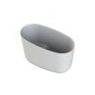 Detremmerie No limit bad ovaal 133,8x73,8cm mat wit SW1148933