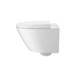 Duravit D-Neo wandtoilet met zitting 37x54x40cm Wit Hoogglans SW544305