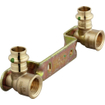 Viega Profipress Support mural SC filetage intérieur 15x1/2 entraxe 150mm bronze 7541572