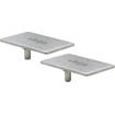 Viega capuchons décoratifs inox (set 2 pièces) finition mate 0500117