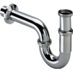 Viega siphon tubulaire avec tuyau mural avec rosace 5/4 chrome 0500143