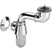 Viega siphon à godet pour bonde gain de place ergonomique avec bouchon 5/4 chrome 0220167