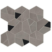 Ceralto Dorsena Mozaiektegel - 25x28.5cm - 9.0mm - gerectificeerd - Smoke SW1129725