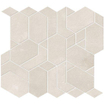Ceralto Dorsena Mozaiektegel - 31x33.5cm - 9.0mm - gerectificeerd - White SW1129658