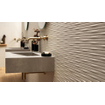 Ceralto Silevo Mineral Wall Carve Carreau mural - 40x80cm - 8.5mm - rectifié - Whittle ivory SW653205