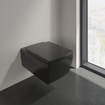 Villeroy & boch Memento 2.0 wandcloset 56cm z/spoelrand C + p.black SW1162614