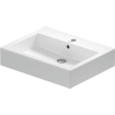 Duravit Vero lavabo dessous meulé 60x47cm avec trou de robinet et trop-plein avec WonderGliss blanc 0290104
