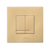 Wisa XS plaque de commande dualflush plastique mat or SW1075529